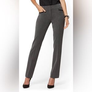 New York & Company Charcoal/ gray Straight Leg Pants Misses size 10